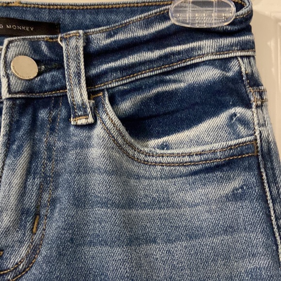 FLYING MONKEY Jeans size 23 Hight Rise Ankle Straight beautiful jeans inseam 30” - Picture 4 of 12